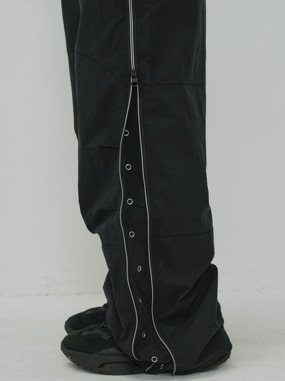 side zip eyelet pants
