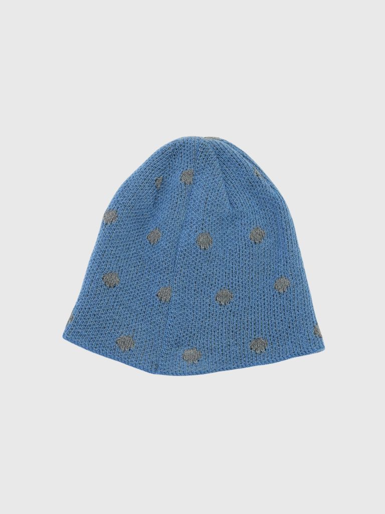 dot knit beanie