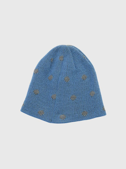 dot knit beanie