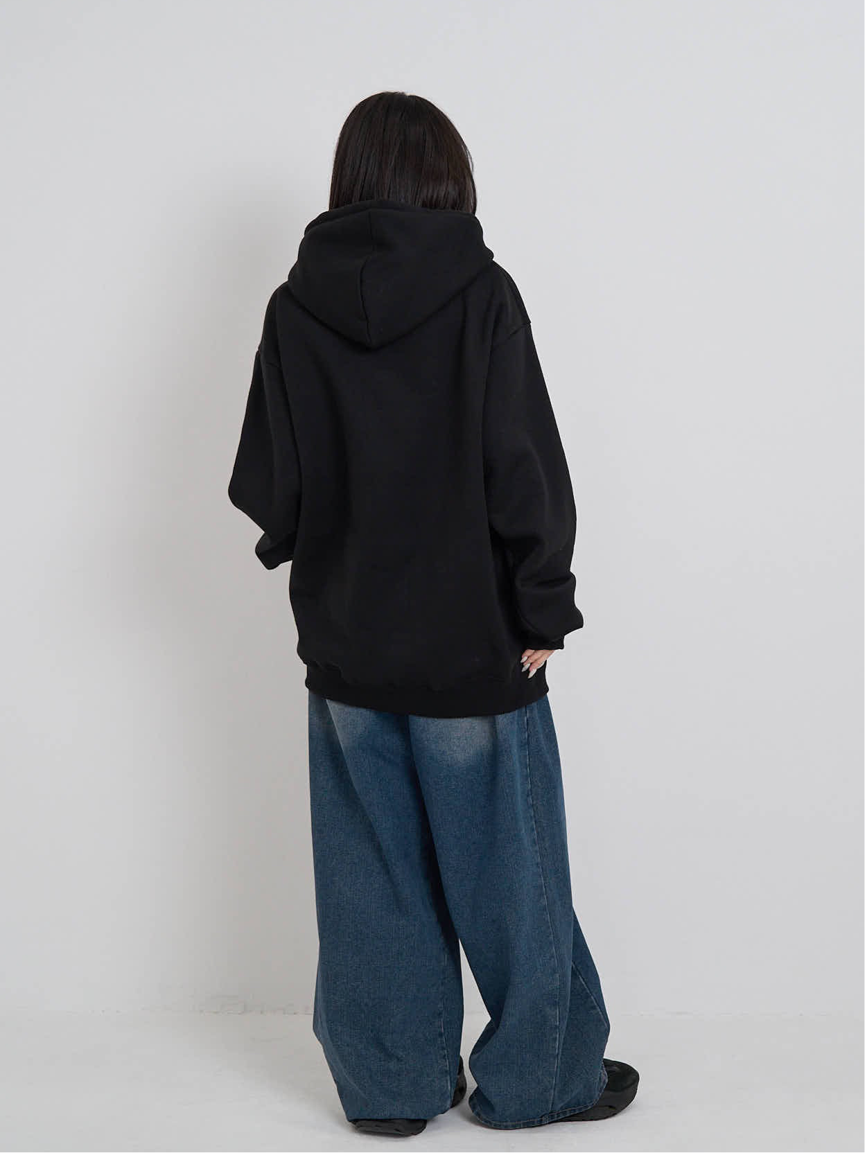 star check patch hoodie