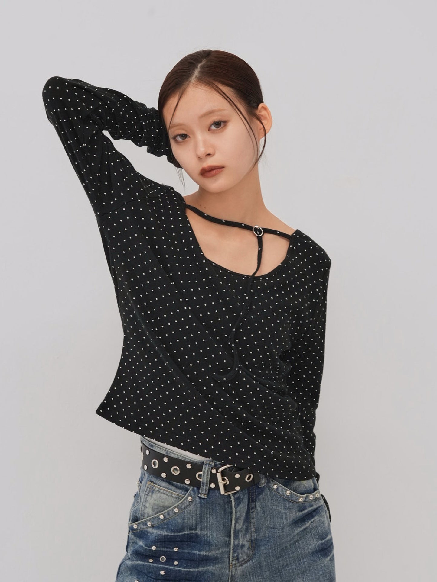 dot strap tops