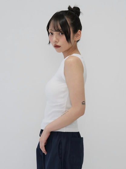 color rib tank top