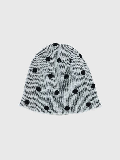 dot knit beanie