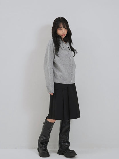 nep high neck cardigan