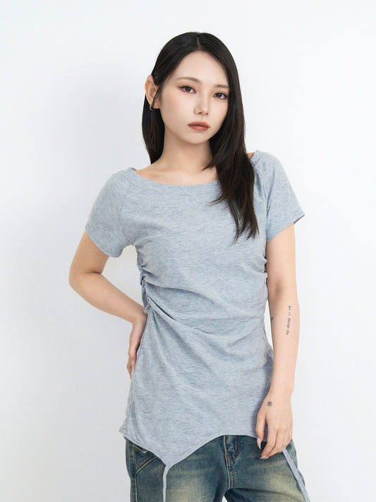 jacquard off shoulder tops