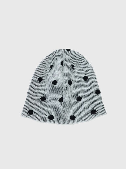 dot knit beanie