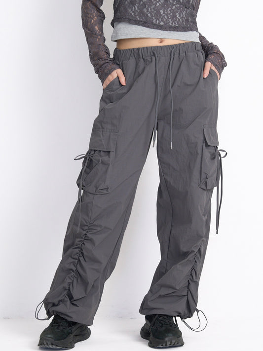 volume drawstring cargo pants