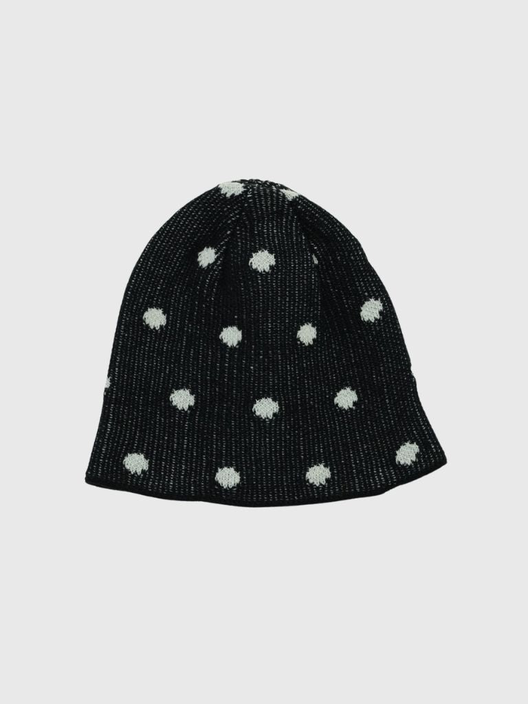 dot knit beanie