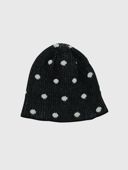 dot knit beanie