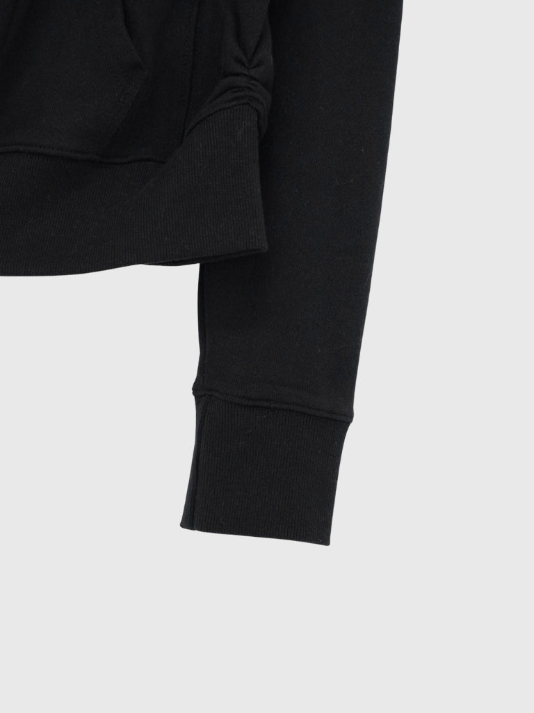 eyelet wave zip tops