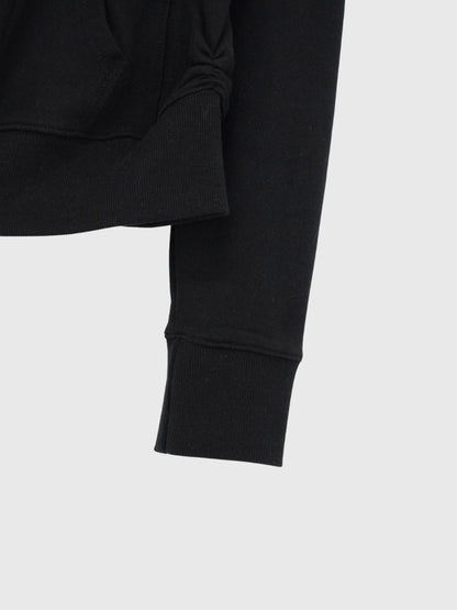 eyelet wave zip tops