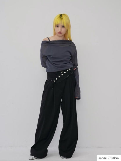 sheer mesh tops