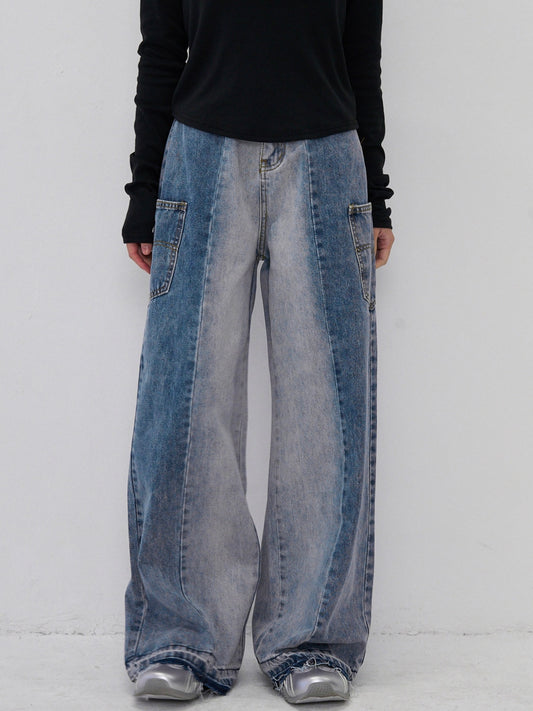 two tone denim