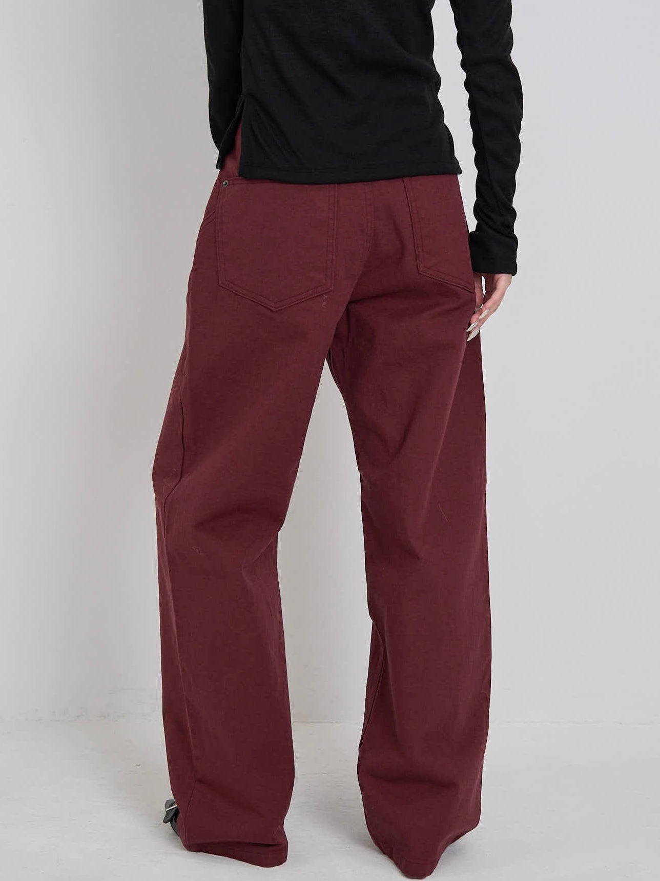 straight cotton pants