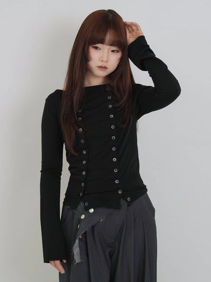 double row button tops