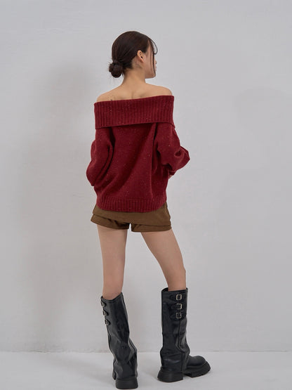 nep high neck cardigan