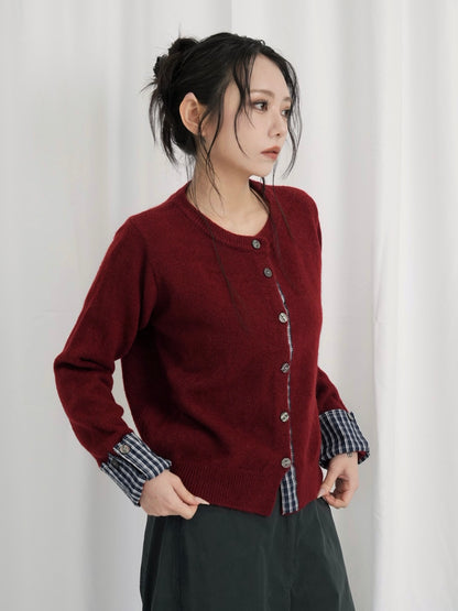 check shirt knit