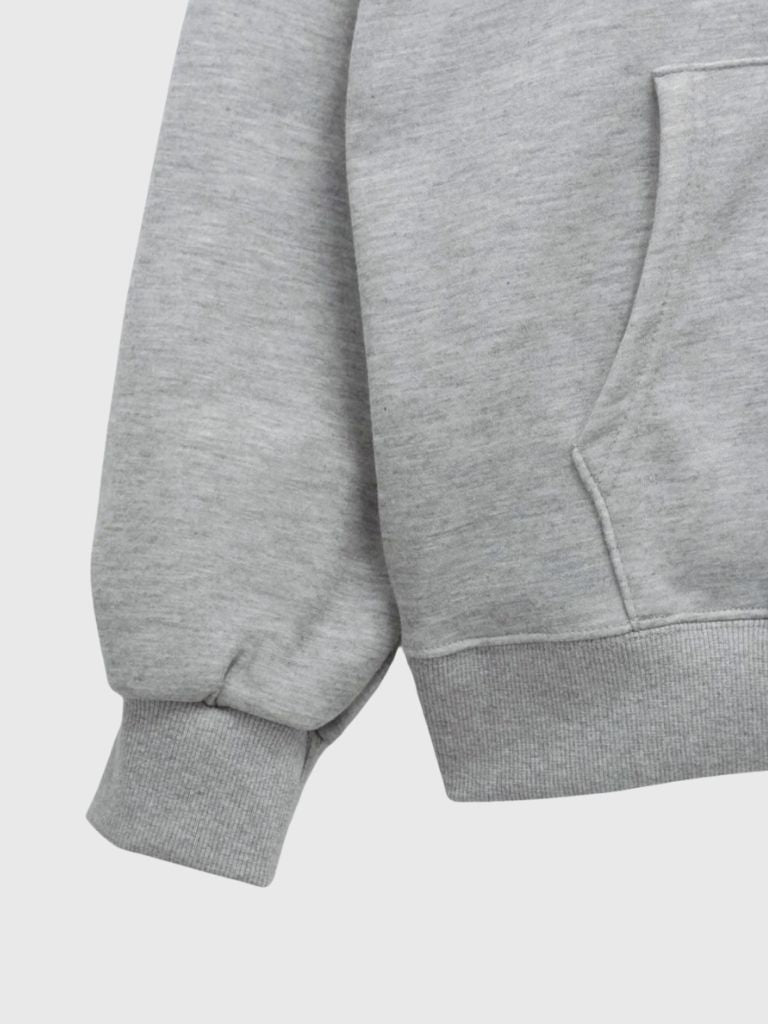 star check patch hoodie