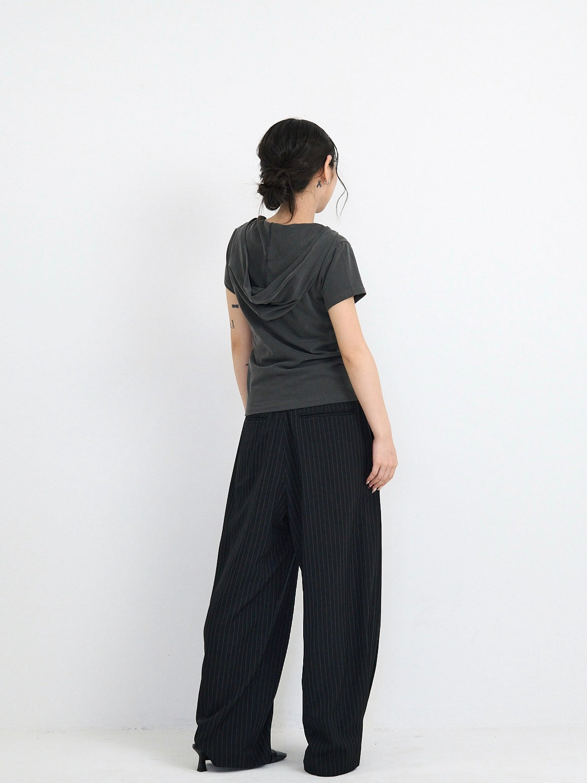 hooded tee tops