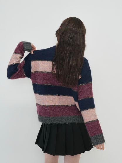 multi border knit