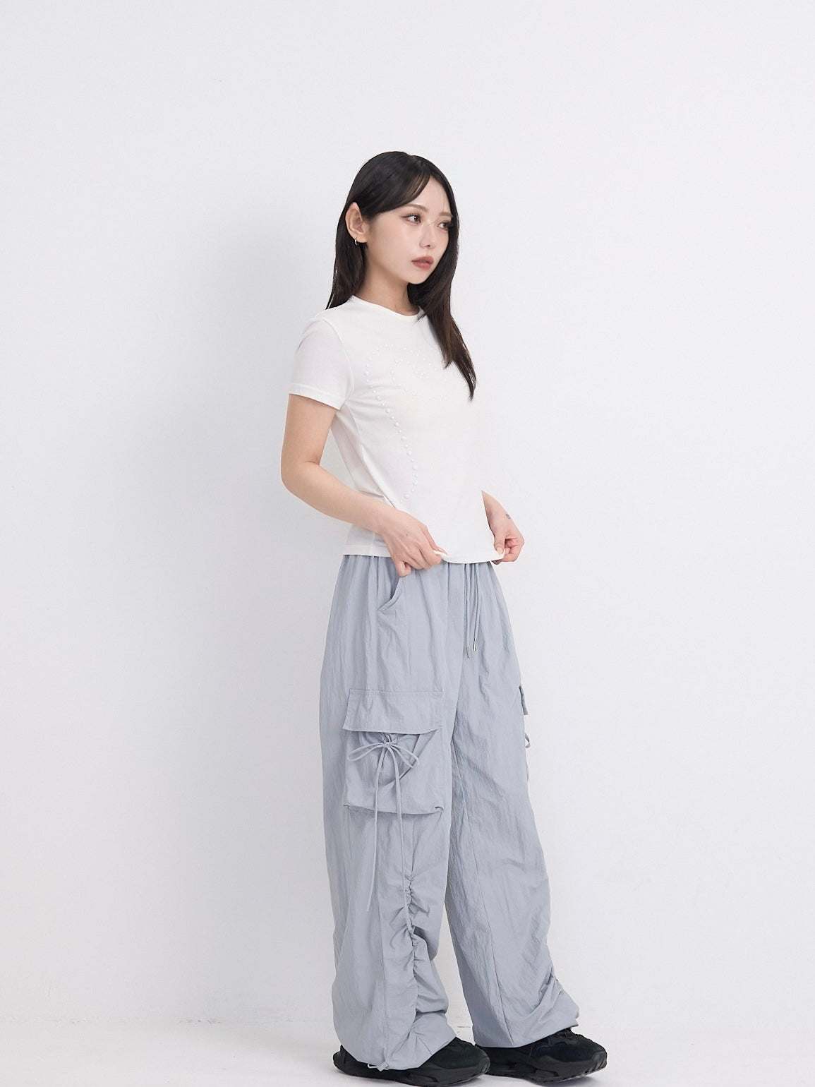 volume drawstring cargo pants