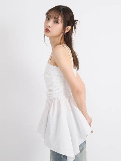 shirring peplum tops
