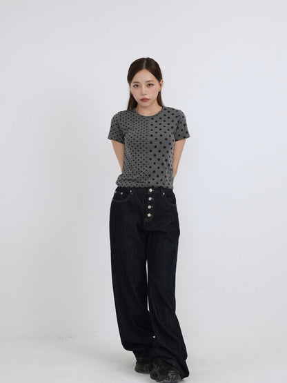 panel half dot tops