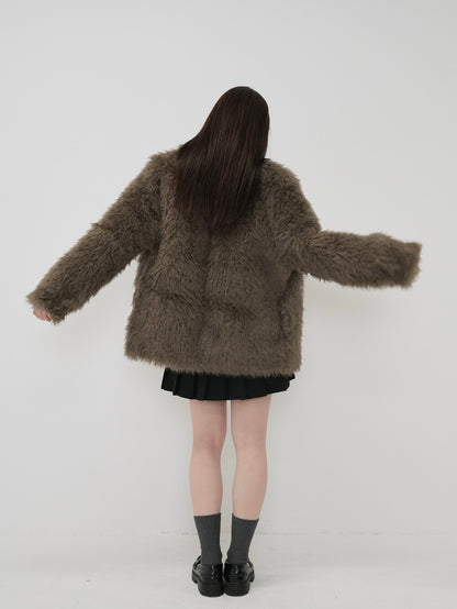 faux fur coat