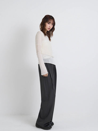 airy open summer knit tops