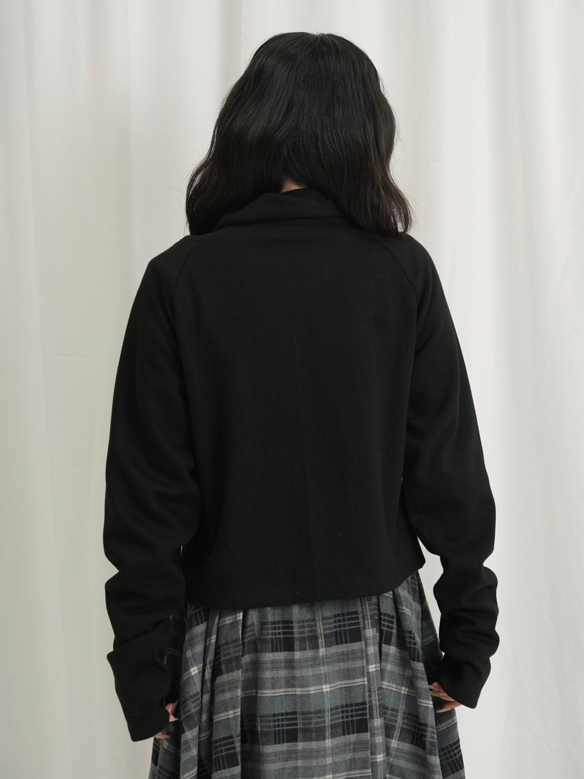 minimal double button cardigan