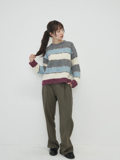 multi border knit