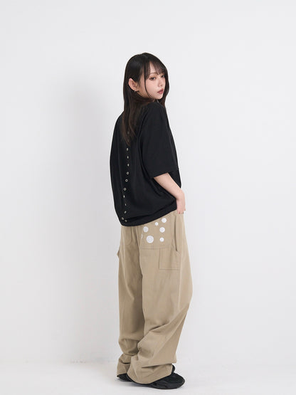 dot pocket pants