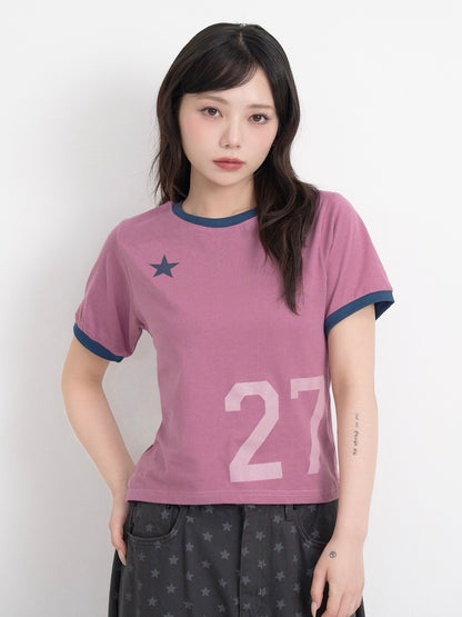 27 star ringer tops