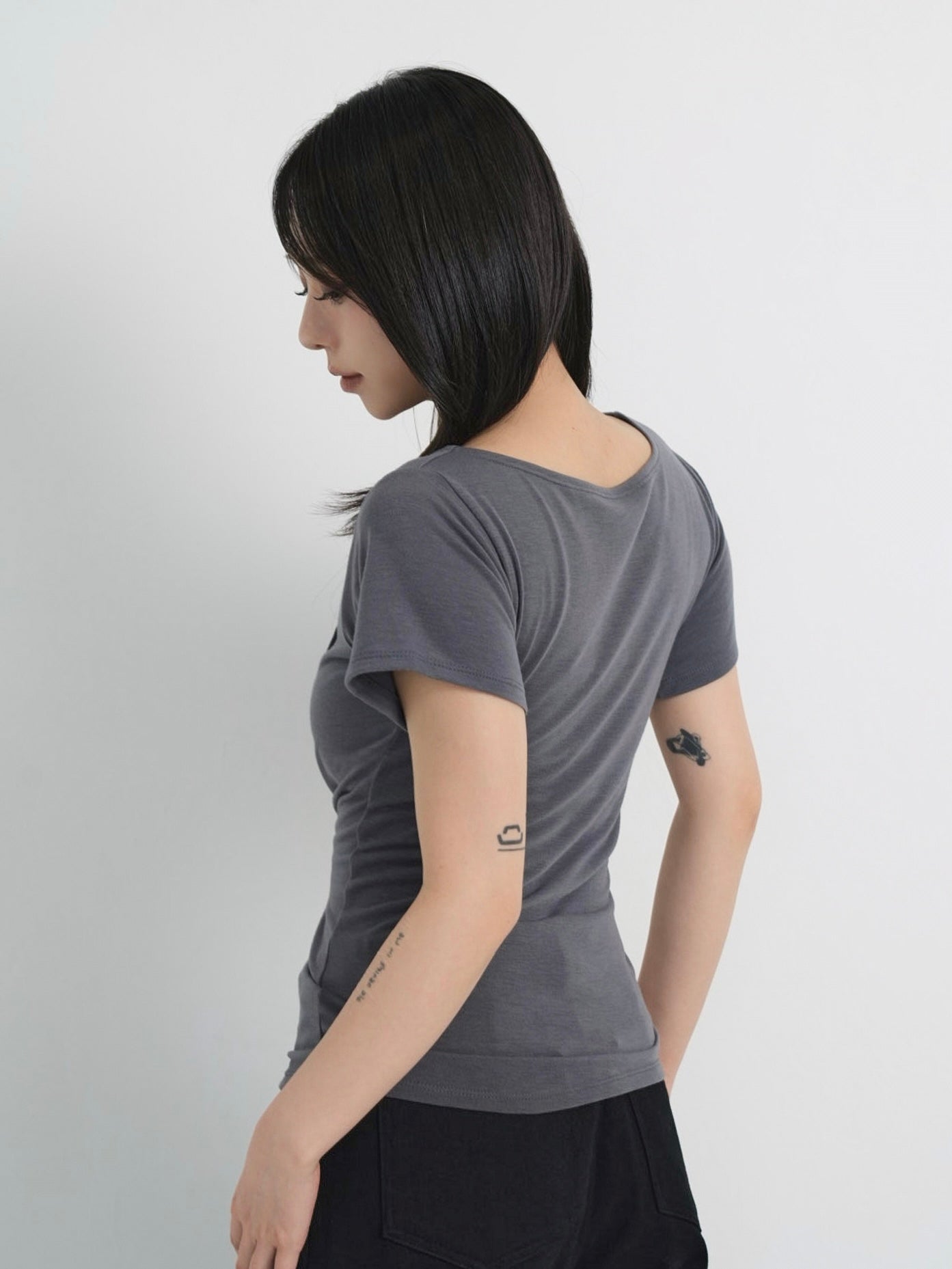 double button tops