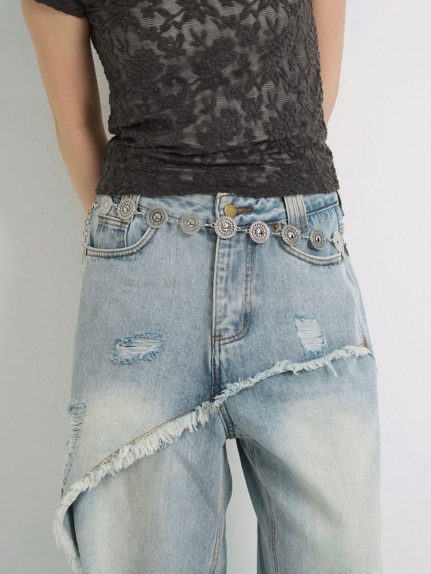 metal chain ball belt
