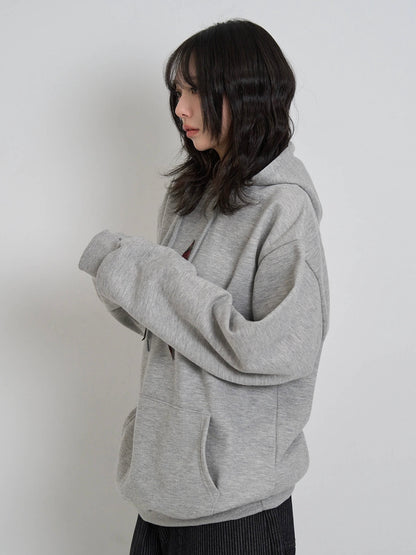 star check patch hoodie