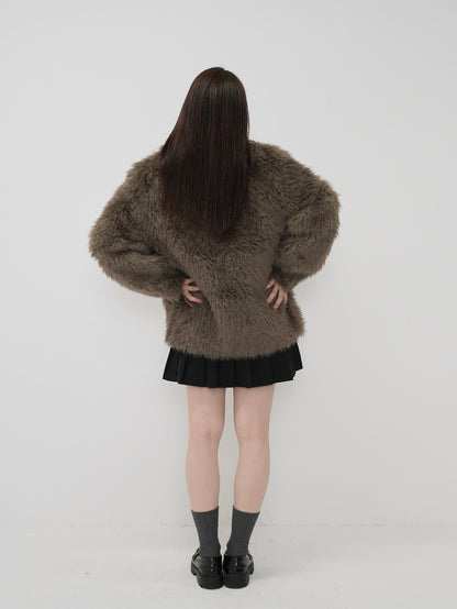 faux fur coat