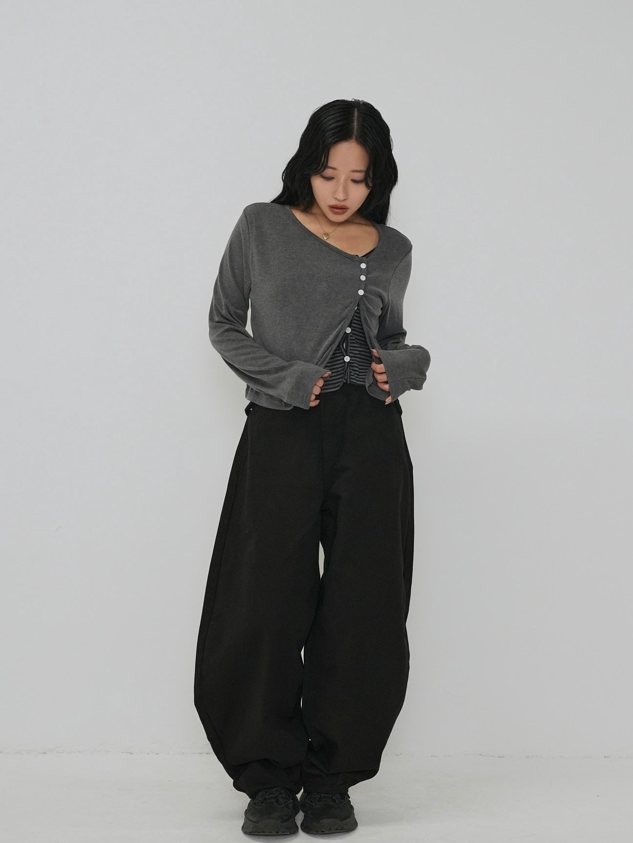 border peek cardigan