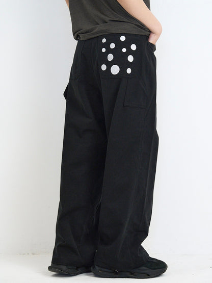 dot pocket pants