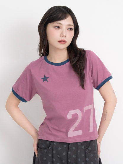 27 star ringer tops