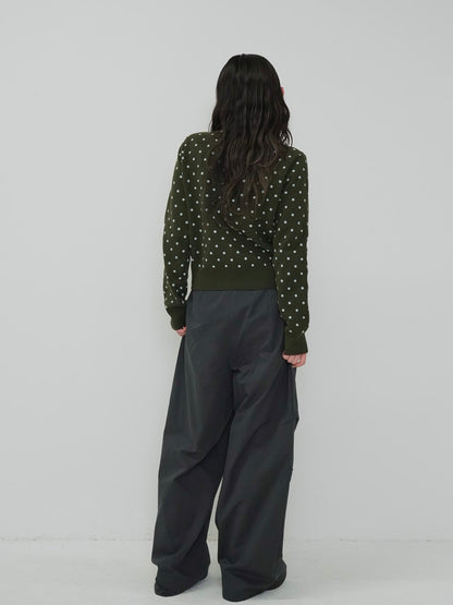 soft dot knit cardigan