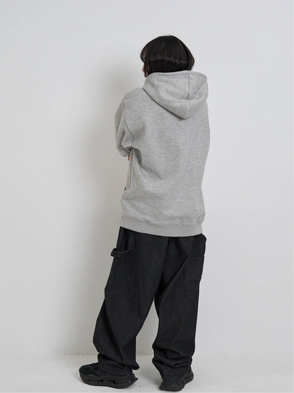 star check patch hoodie