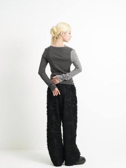 shaggy volume pants