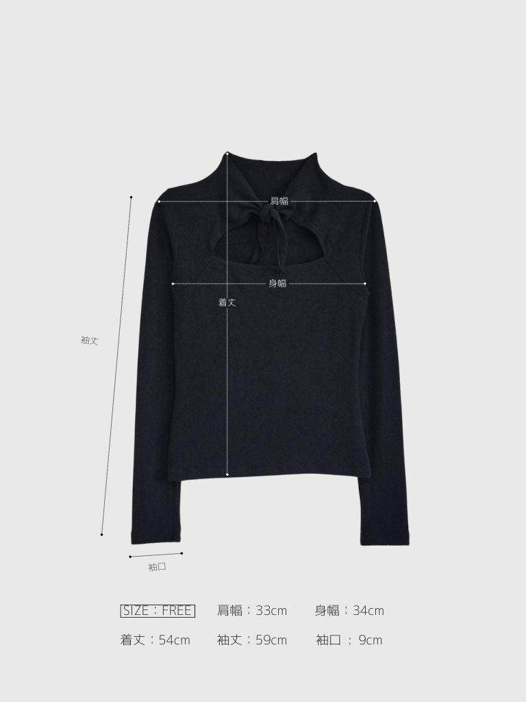 cutout choker neck tops