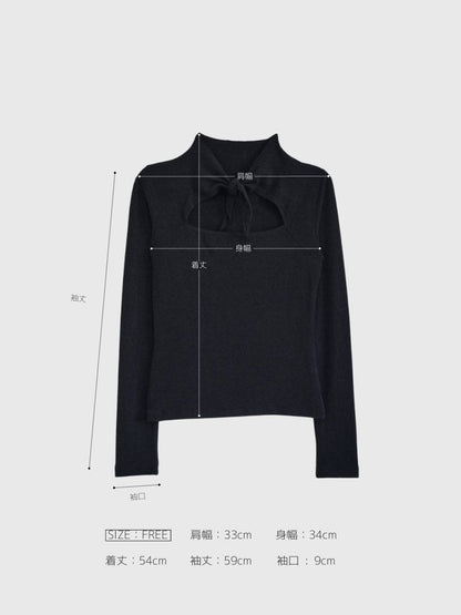 cutout choker neck tops