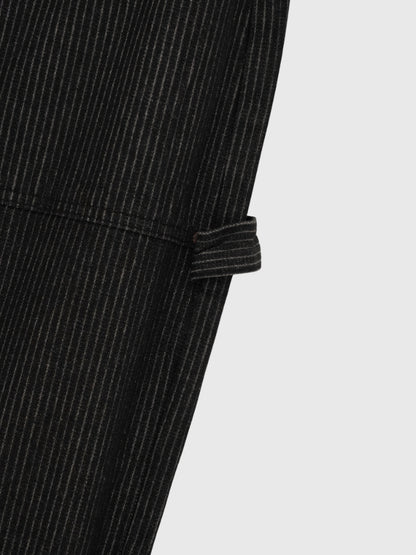 loose stripe wide pants