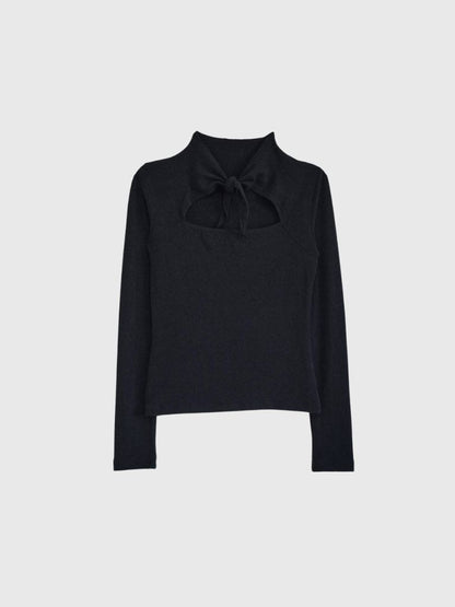 cutout choker neck tops