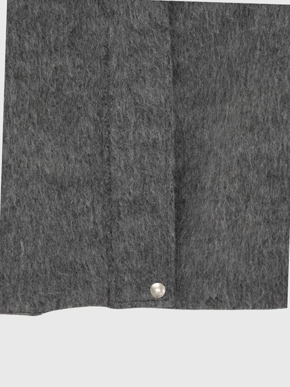 mohair snap blouson