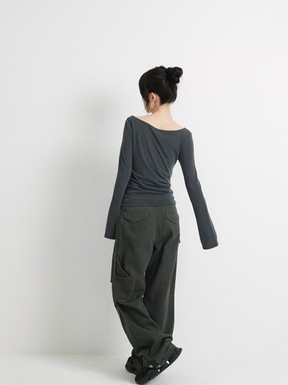 double row button tops