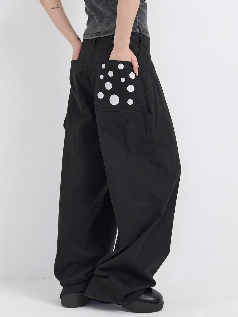 dot pocket pants
